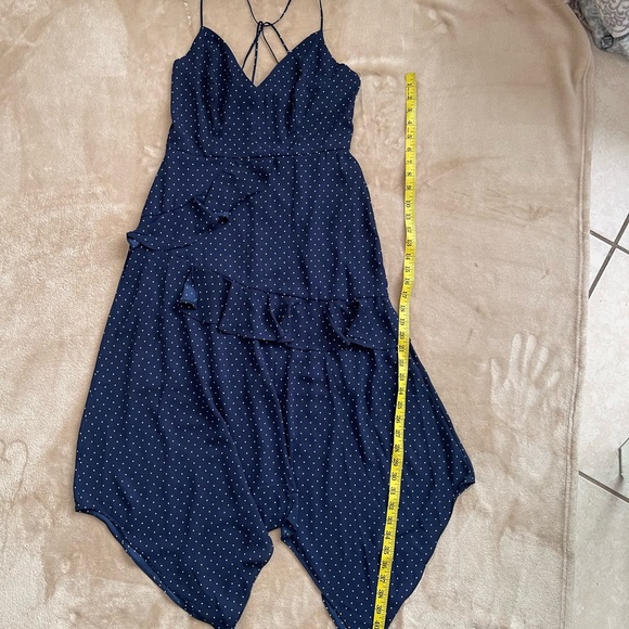 Row A Navy Polka Dot Dress - Picture 7 of 12